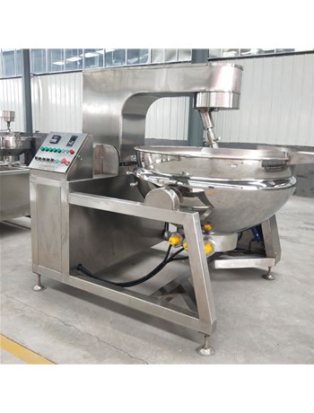 安迪商用行星搅拌炒锅的自动出料系统