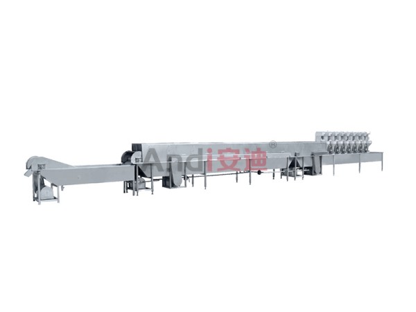 肉丸成型蒸煮冷却流水线